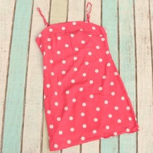 Francesca’s Polka Dot Shift Mini Dress 🦩